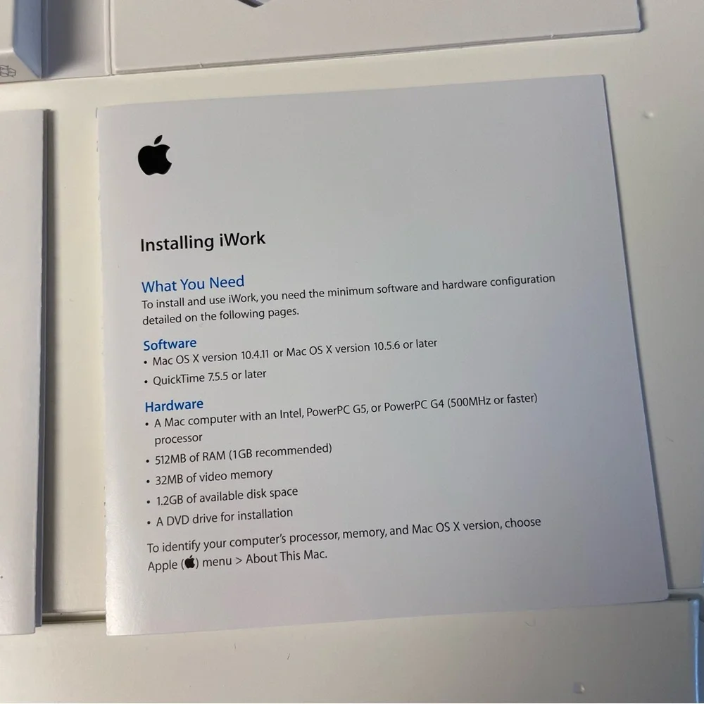 Apple vintage work